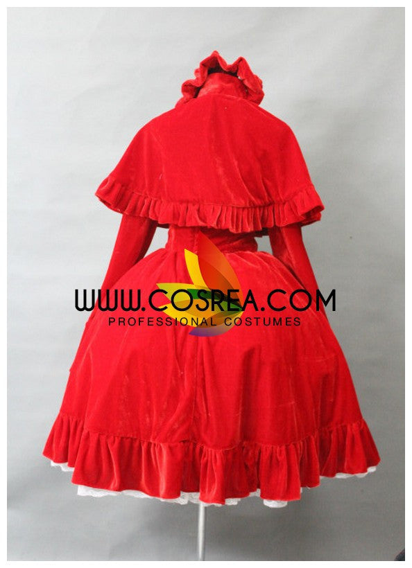 Cosrea P-T Rozen Maiden Shinku Velvet Cosplay Costume