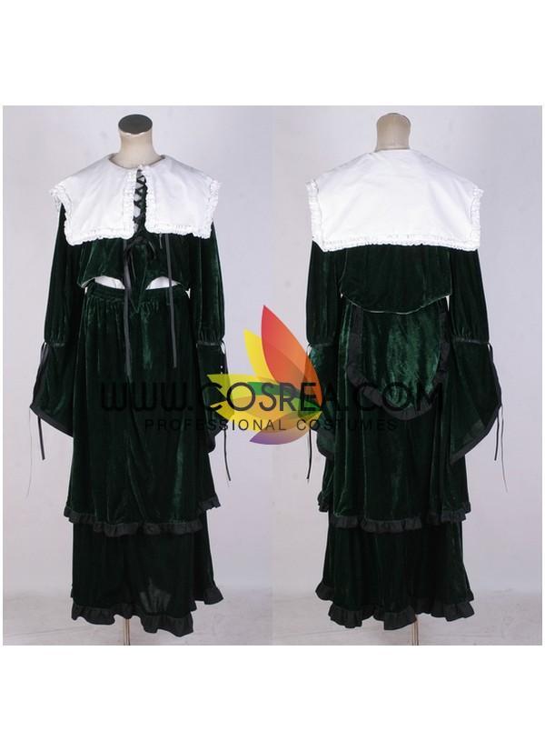 Rozen Maiden Suiseiseki Green Velvet Cosplay Costume