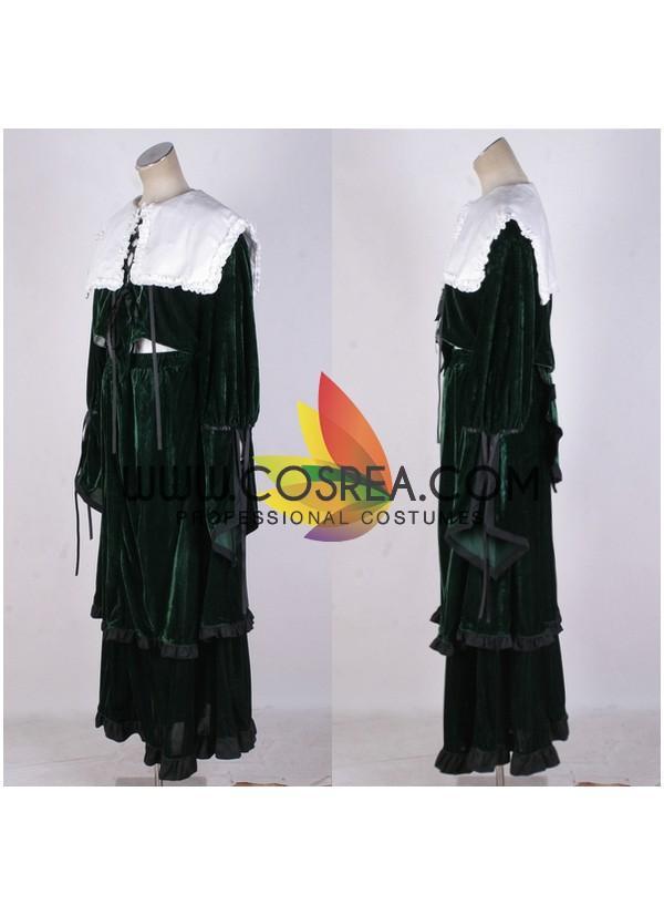 Rozen Maiden Suiseiseki Green Velvet Cosplay Costume