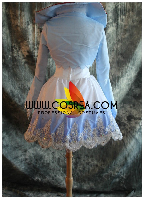 Cosrea P-T RWBY White Weiss Season 1 Cosplay Costume