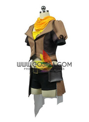 Cosrea P-T RWBY Yellow Yang Cosplay Costume