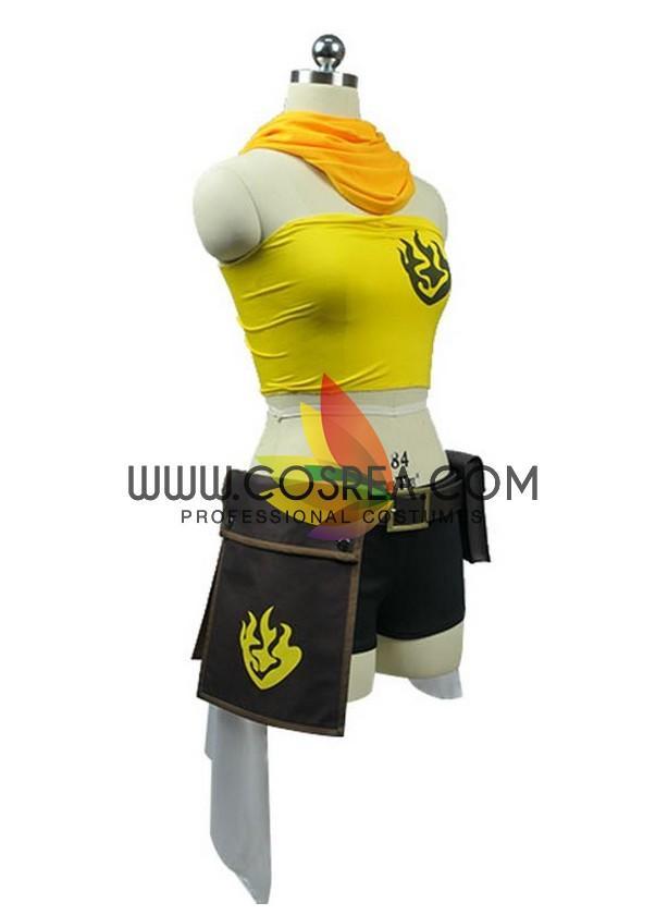 Cosrea P-T RWBY Yellow Yang Cosplay Costume