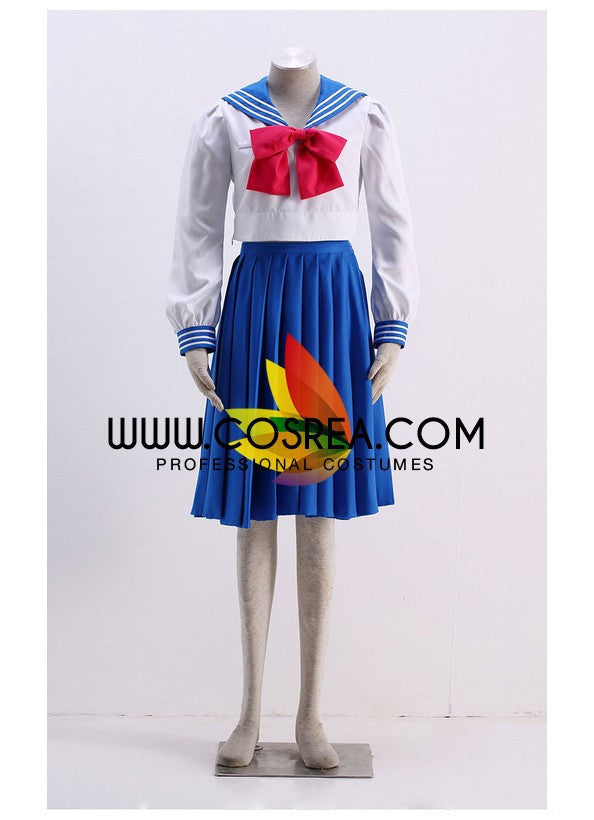 Cosrea P-T Sailormoon Crystal Ami Mizuno School Uniform Cosplay Costume