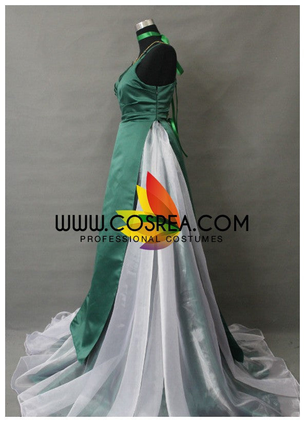 Cosrea P-T Sailormoon Princess Neptune Dark Green Cosplay Costume