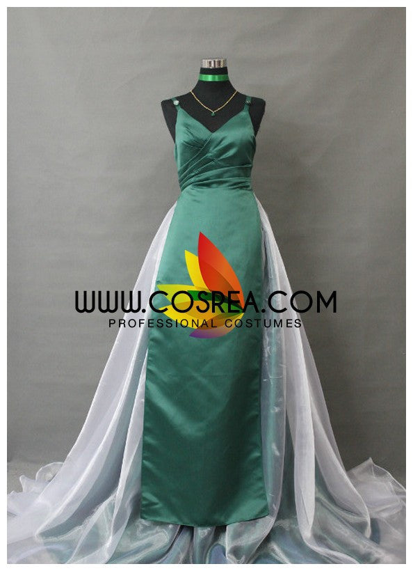 Cosrea P-T Sailormoon Princess Neptune Dark Green Cosplay Costume