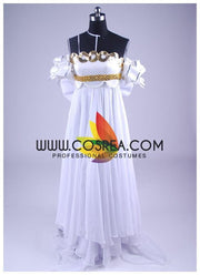 adult princess serenity cosplay dresses Sailor Moon Princess Serenity Cosplay Wedding Dress USAGI Size 20W / Ivory