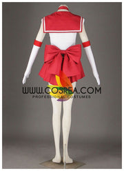 Cosrea P-T Sailormoon Sailor Mars Rei Hino Cosplay Costume