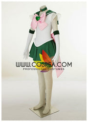 Cosrea P-T Sailormoon Super S Sailor Jupiter Makoto Kino Cosplay Costume