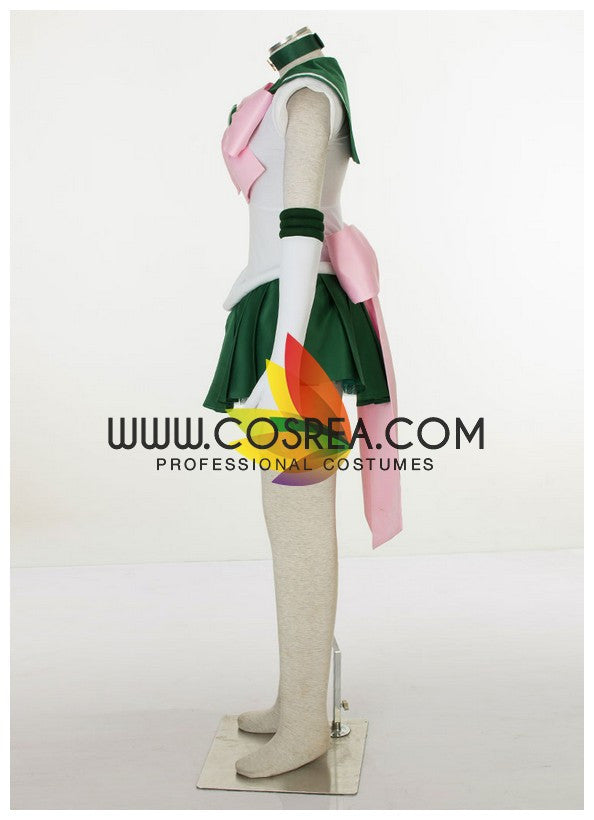 Cosrea P-T Sailormoon Super S Sailor Jupiter Makoto Kino Cosplay Costume