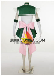 Cosrea P-T Sailormoon Super S Sailor Jupiter Makoto Kino Cosplay Costume