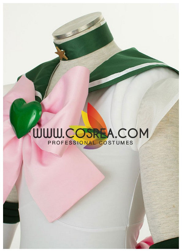 Cosrea P-T Sailormoon Super S Sailor Jupiter Makoto Kino Cosplay Costume