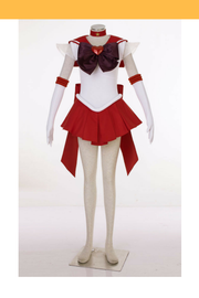 Cosrea P-T Sailormoon Super S Sailor Mars Rei Hino Cosplay Costume