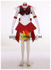Cosrea P-T Sailormoon Super S Sailor Mars Rei Hino Cosplay Costume