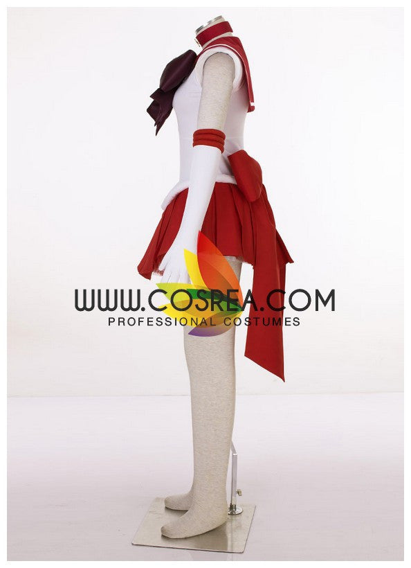 Cosrea P-T Sailormoon Super S Sailor Mars Rei Hino Cosplay Costume