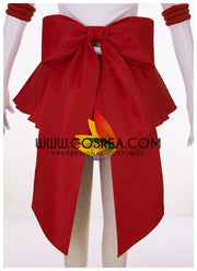 Cosrea P-T Sailormoon Super S Sailor Mars Rei Hino Cosplay Costume