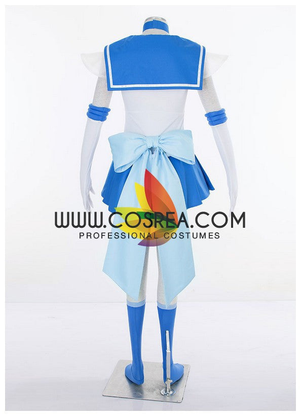 Cosrea P-T Sailormoon Super S Sailor Mercury Ami Mizuno Cosplay Costume