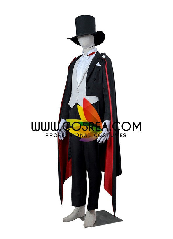 Cosrea P-T Sailormoon Tuxedo Mask Cosplay Costume