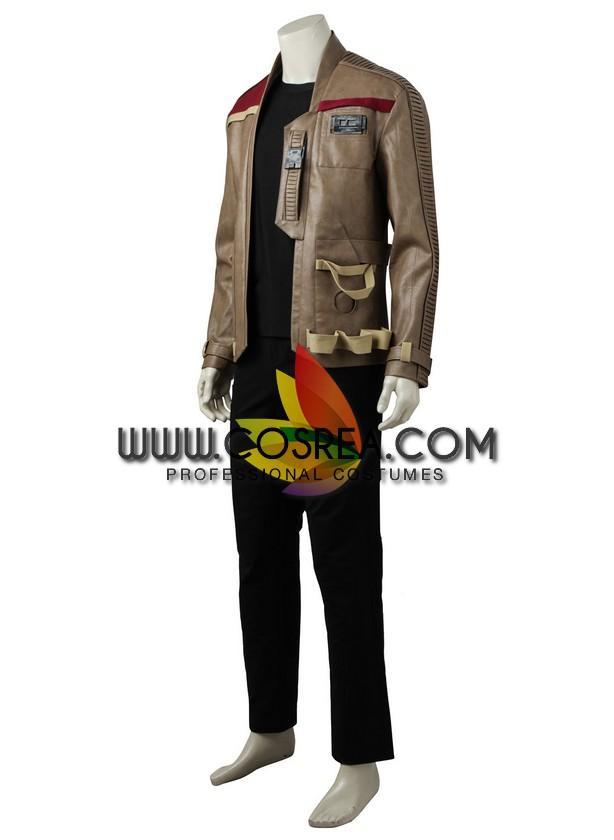 Cosrea P-T Star Wars Finn The Last Jedi Cosplay Costume