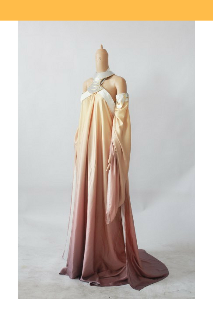 padme amidala lake dress Star Wars Cosplay Costume – Cosrea Cosplay Four Hands - Belmont this gown brings a Collection-Prime-Sale Color:#1 Gold
