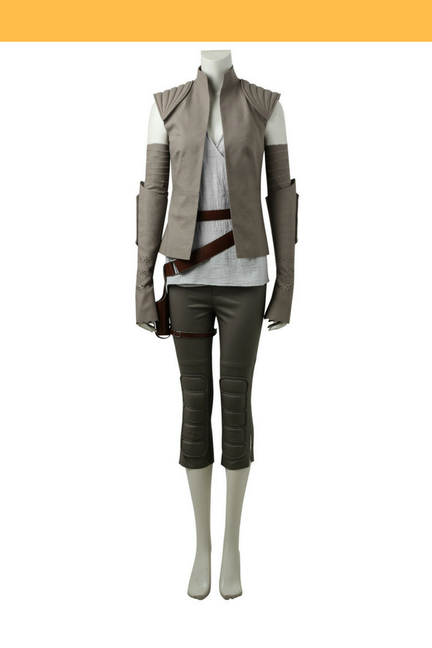 Cosrea P-T Star Wars Rey The Last Jedi Island Cosplay Costume
