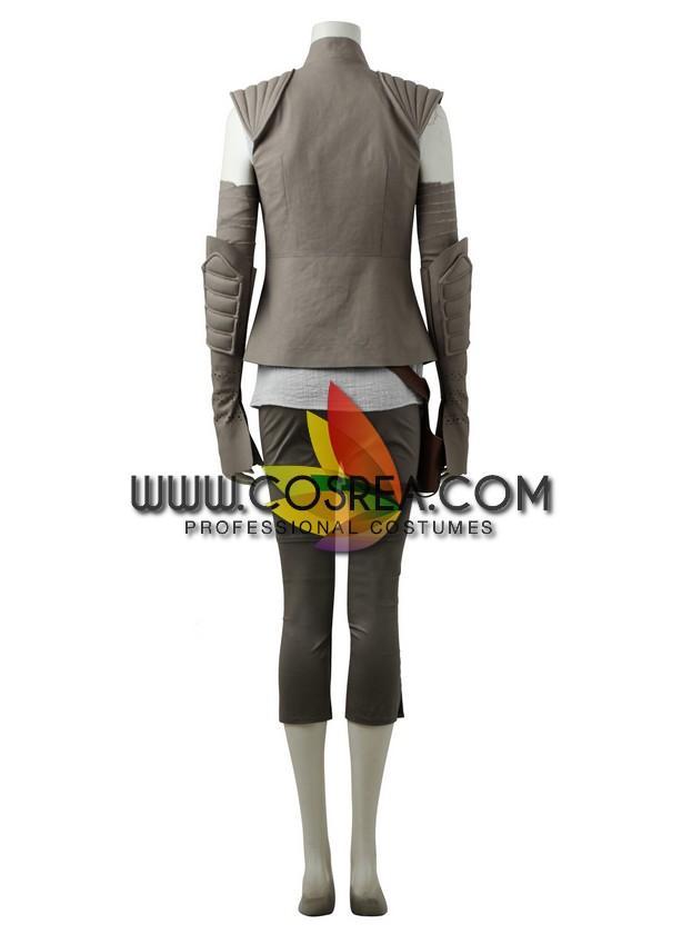 Cosrea P-T Star Wars Rey The Last Jedi Island Cosplay Costume