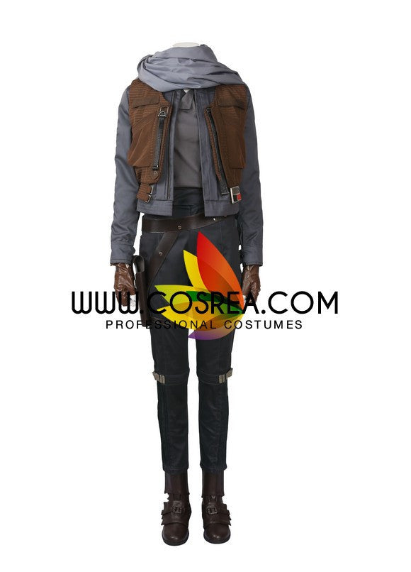 Cosrea P-T Star Wars Rogue One Jyn Erso Cosplay Costume