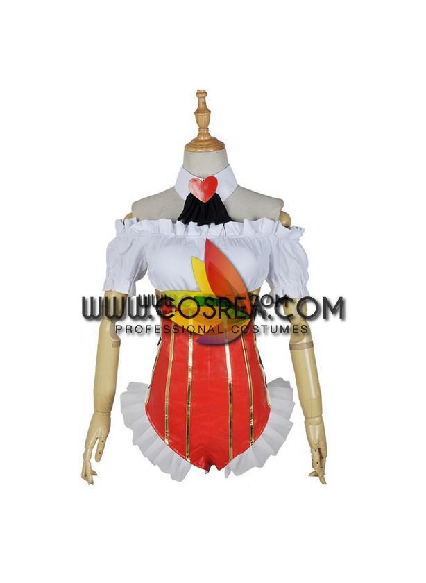 Cosrea P-T Super Sonico Red Queen Cosplay Costume