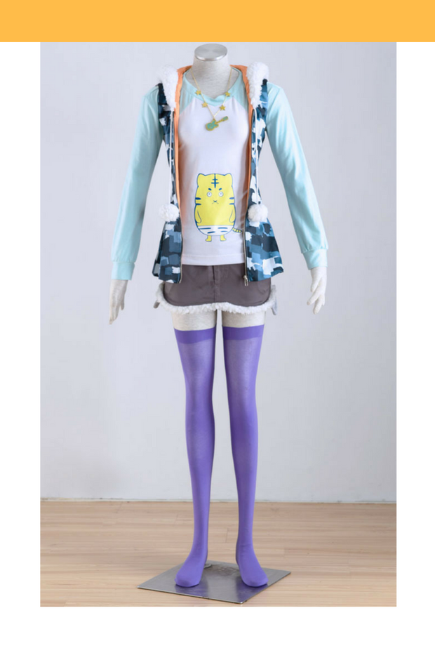 Cosrea P-T Super Sonico Tiger Hoodie Cosplay Costume