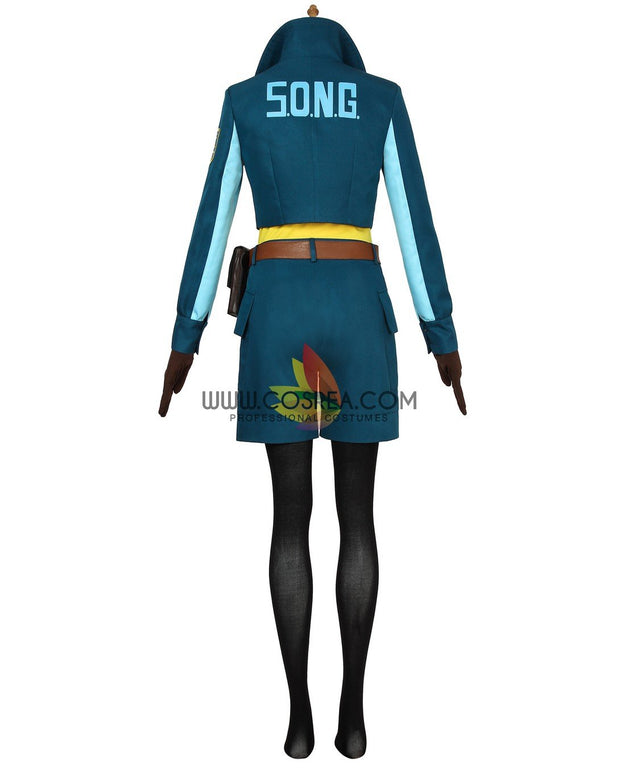 Cosrea P-T Symphogear Hibiki Tachibana Fifth Uniform Cosplay Costume