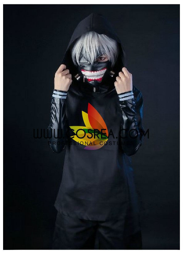 Cosrea P-T Tokyo Ghoul Ken Kaneki PU Leather Complete Cosplay Costume