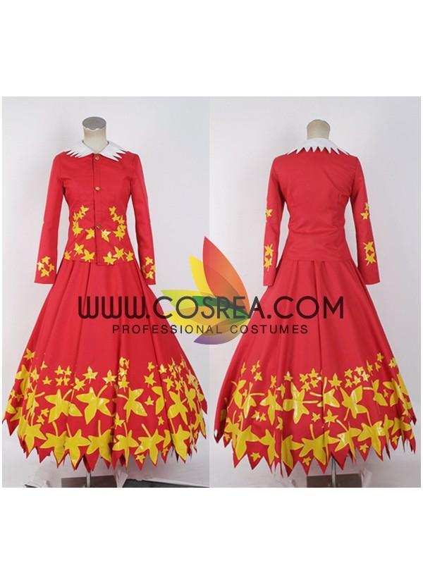 Touhou Project Mountain of Faith Aki Shizuha Cosplay Costume