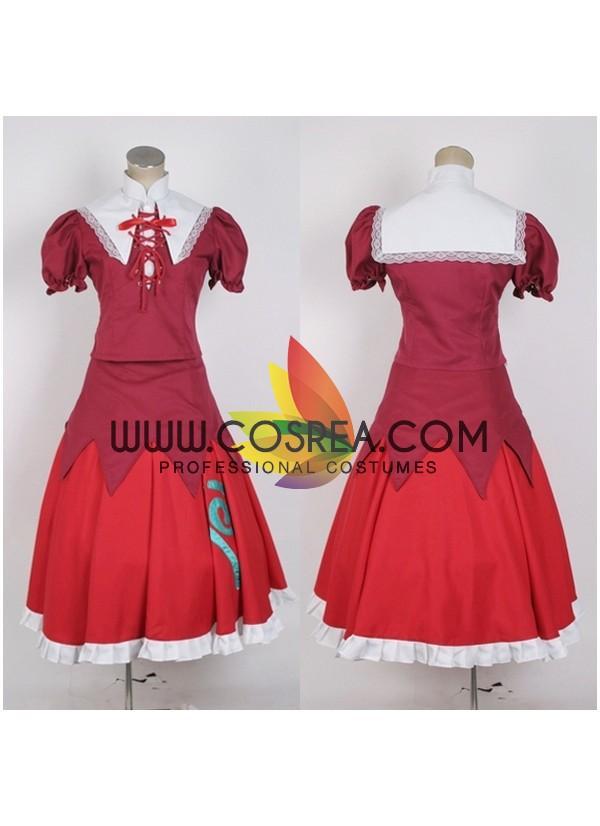 Touhou Project Mountain of Faith Hina Kagiyama Cosplay Costume