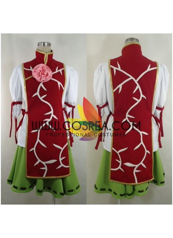 Touhou Project Wild & Horned Hermit Kasen Ibaraki Cosplay Costume