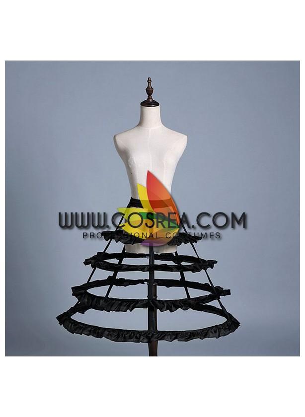 Cosrea Petticoat & Skirt Hoop Black 4 Tier Bird Cage Petticoat