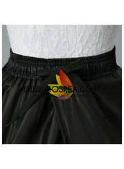 Cosrea Petticoat & Skirt Hoop Black 6 Tier Elastic Waist Petticoat