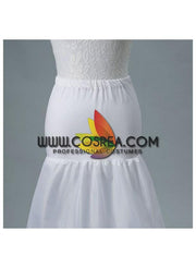 Cosrea Petticoat & Skirt Hoop White 2 Tier Mermaid Tail Petticoat