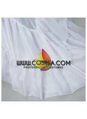 Cosrea Petticoat & Skirt Hoop White 2 Tier Tulle Petticoat With Train