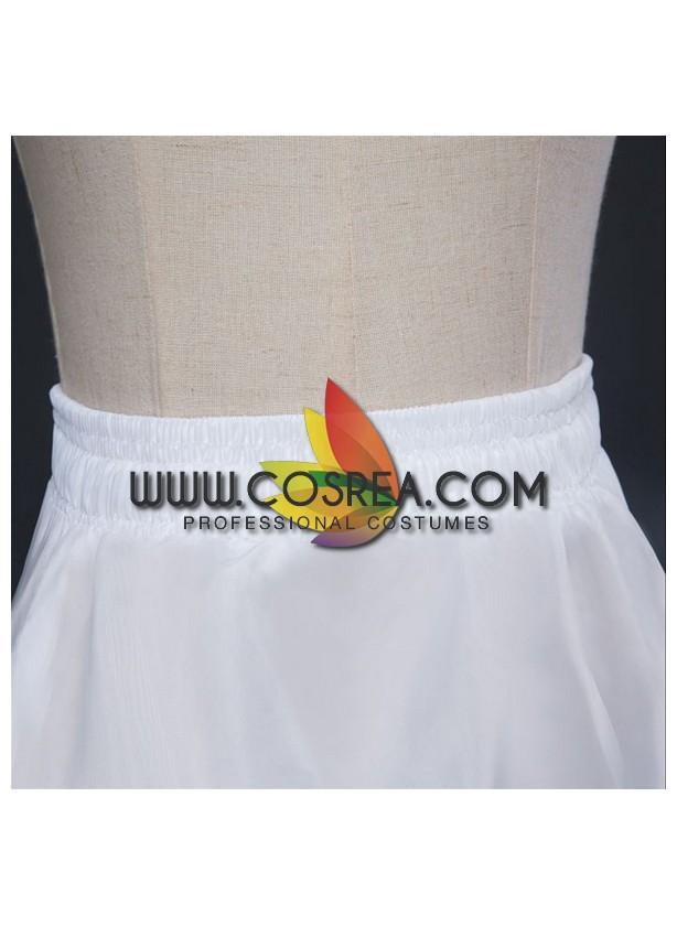 Cosrea Petticoat & Skirt Hoop White 3 Tier With Double Layer Tulle Petticoat