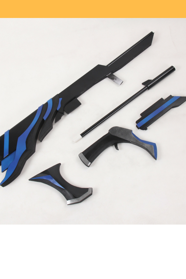 Cosrea prop Elsword Demonio Lance Cosplay Prop