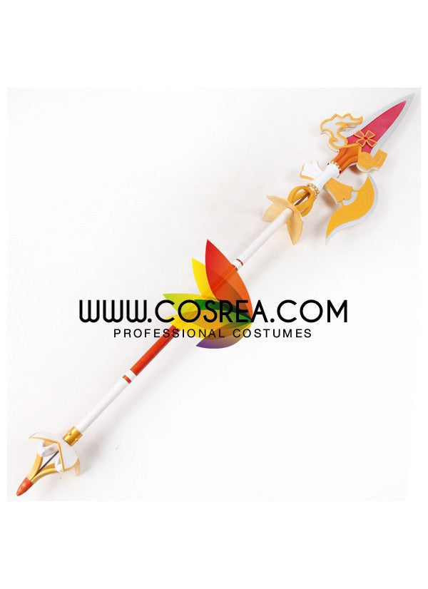 Cosrea prop Elsword Sakra Devanam Lance Cosplay Prop