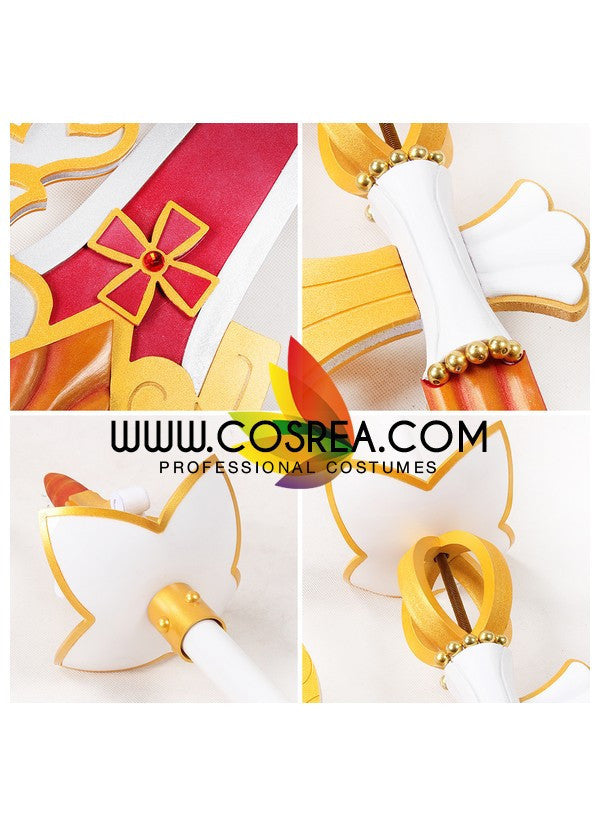 Cosrea prop Elsword Sakra Devanam Lance Cosplay Prop