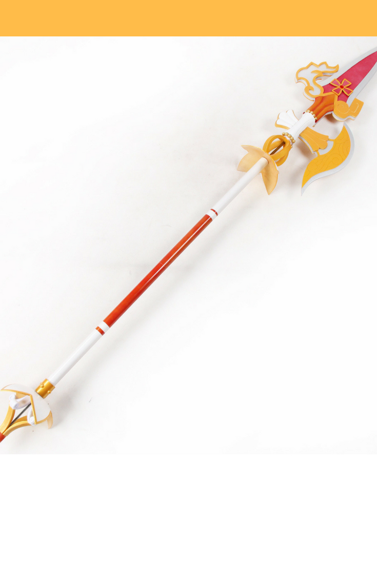 Cosrea prop Elsword Sakra Devanam Lance Cosplay Prop