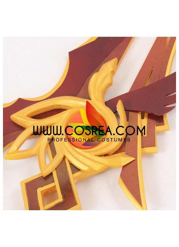 Cosrea prop Elsword Yama Raja Lance Cosplay Prop