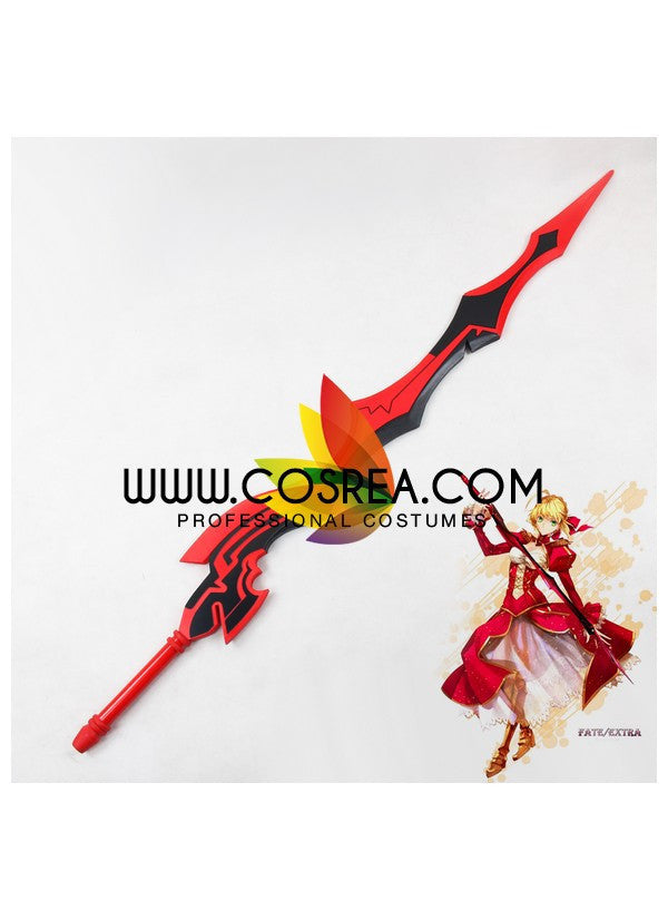 Cosrea prop Fate Extra Saber Nero Red Cosplay Prop