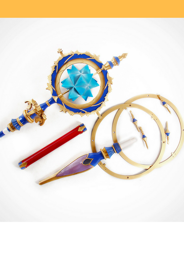 Cosrea prop Fate Grand Order Da Vinci Grand Staff Cosplay Prop