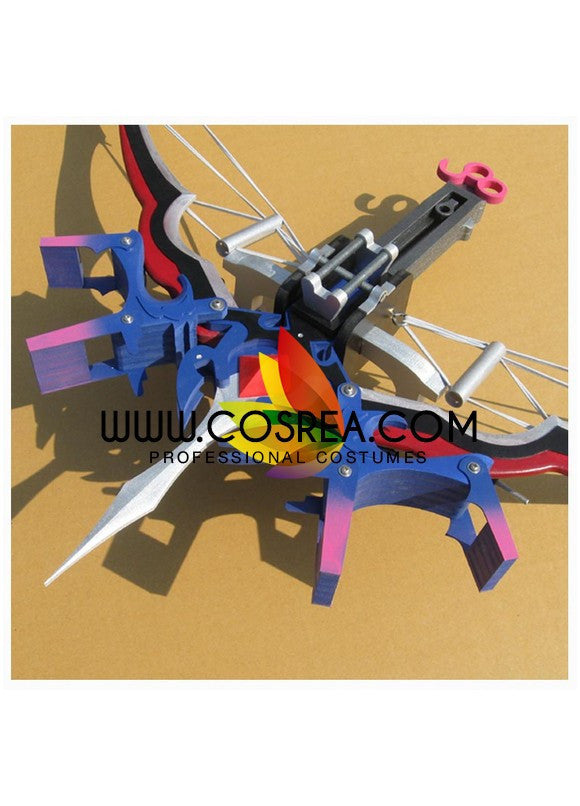Cosrea prop Final Fantasy 13 2 Serah Farron Transformable Bow Cosplay Prop