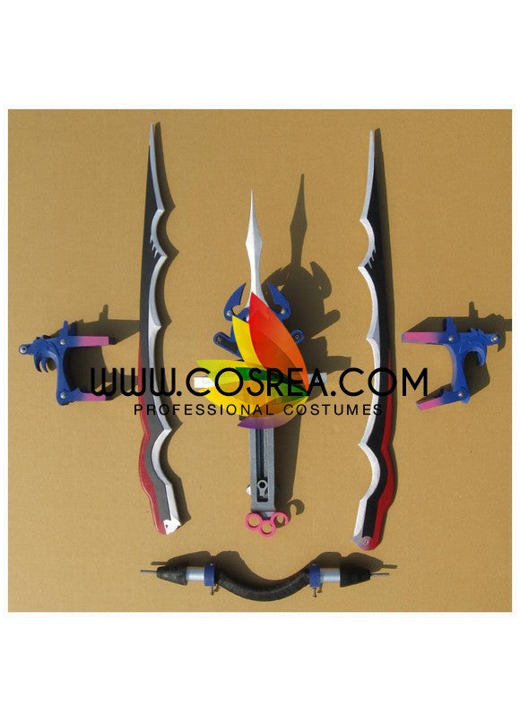 Cosrea prop Final Fantasy 13 2 Serah Farron Transformable Bow Cosplay Prop