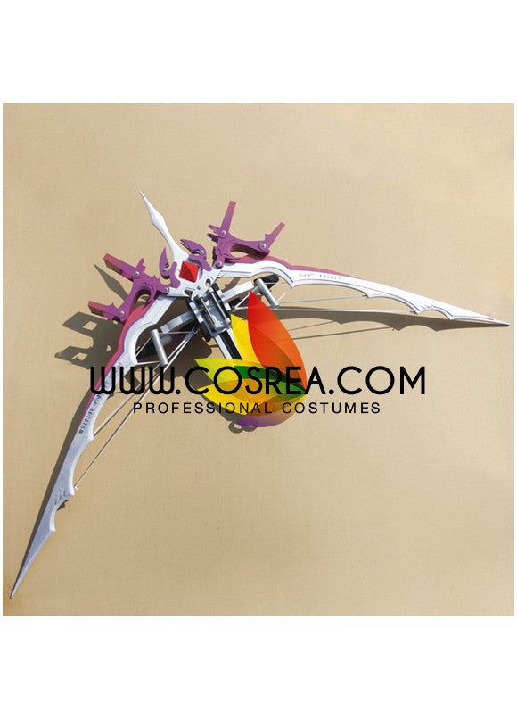Cosrea prop Final Fantasy 13 2 Serah Farron Transformable Bow Pink Cosplay Prop