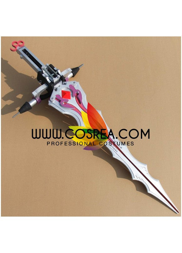 Cosrea prop Final Fantasy 13 2 Serah Farron Transformable Bow Pink Cosplay Prop