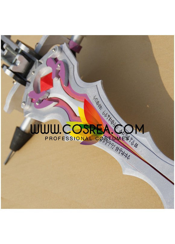 Cosrea prop Final Fantasy 13 2 Serah Farron Transformable Bow Pink Cosplay Prop